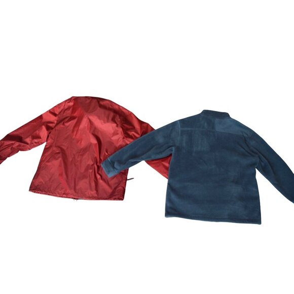 WTCC 3 in 1 Fleece Windbreaker Jacket Red Gray Mens Size XL Outdoor Sportswear - Picture 9 of 10